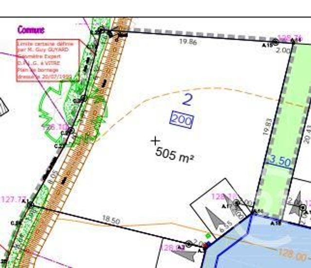 Terrain à vendre - 505 m2 - Mondevert - 35 - BRETAGNE