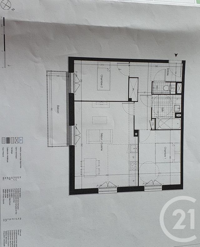 Appartement à vendre - 3 pièces - 62 m2 - Vitre - 35 - BRETAGNE